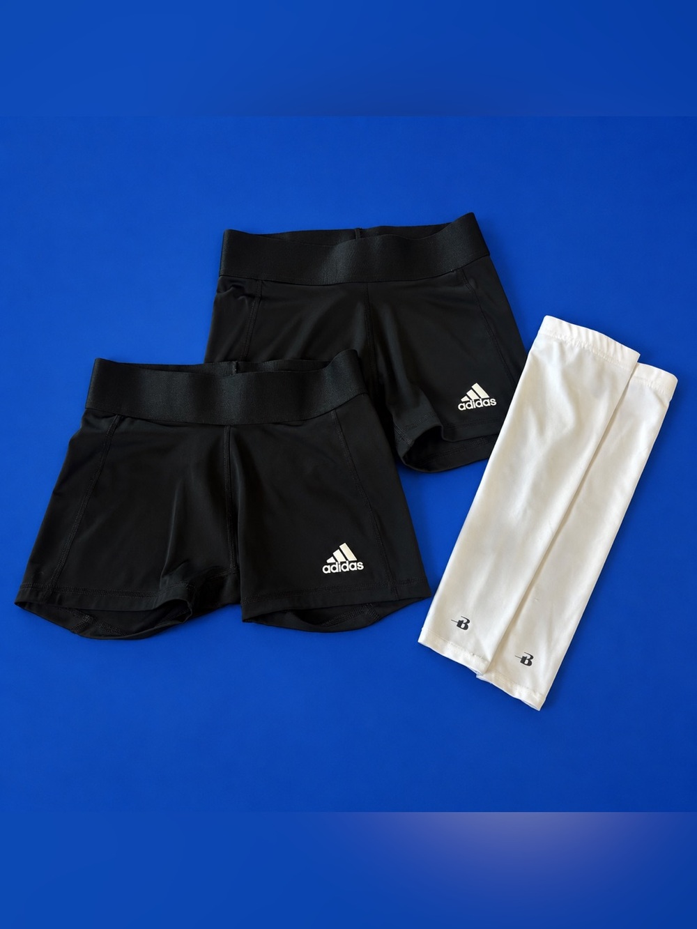 Volleyball Practice Gear Bundle Size Small Adidas Spandex & Arm Sleeves